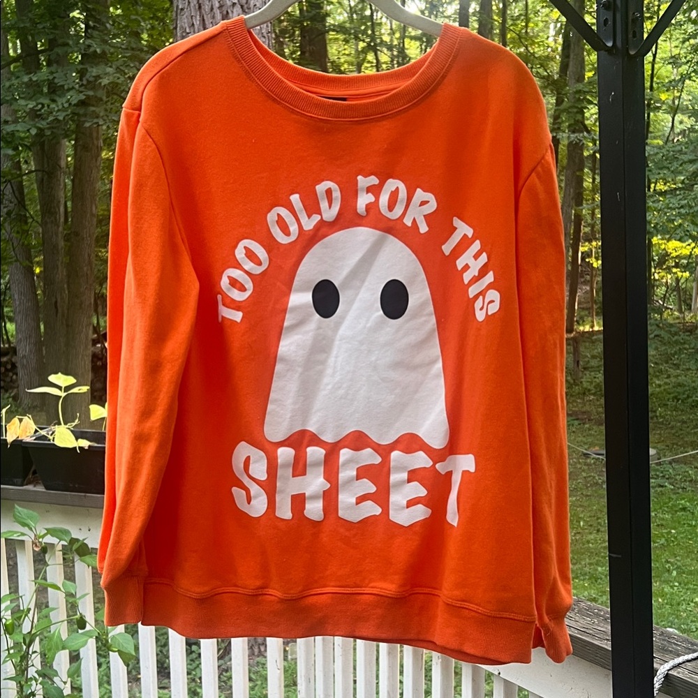 ADT Orange Ghost Graphic Sweatshirt